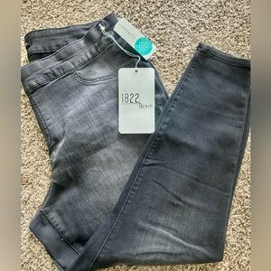 1822 20W high waist skinny black jeans NWT